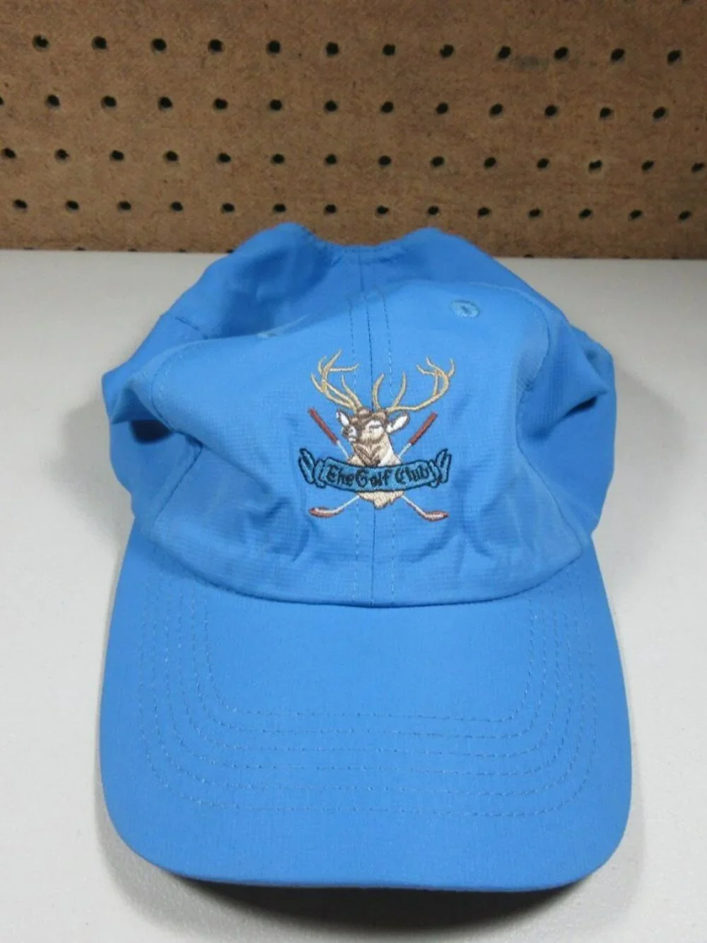 Imperial mens solid blue The Golf Club buck deer hunting strapback golf hat OS
